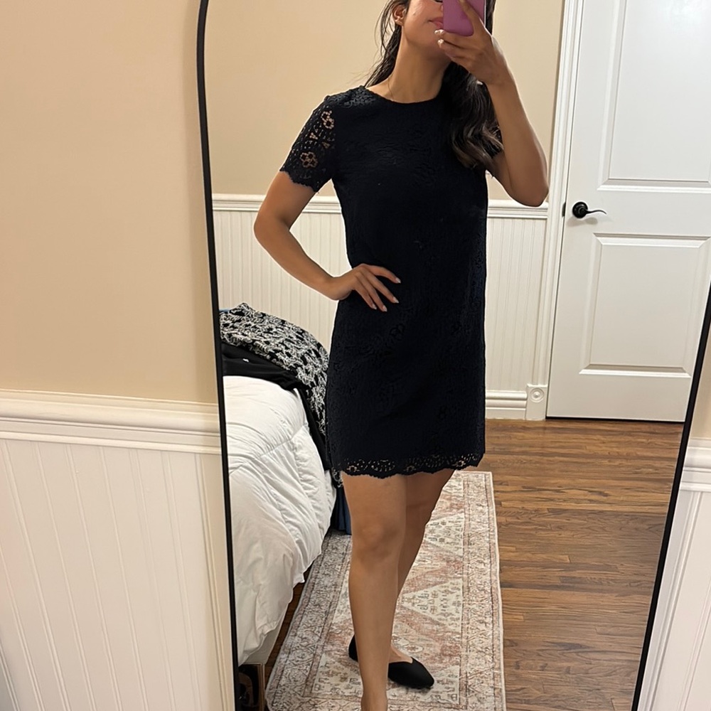Elegant Black Lace Dress